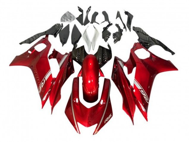 Purchase 2017-2023 Red Yamaha YZF R6 Motorcycle Fairing UK