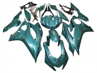 Purchase 2017-2023 Metallic Teal Green Yamaha YZF R6 Motorcycle Fairings UK
