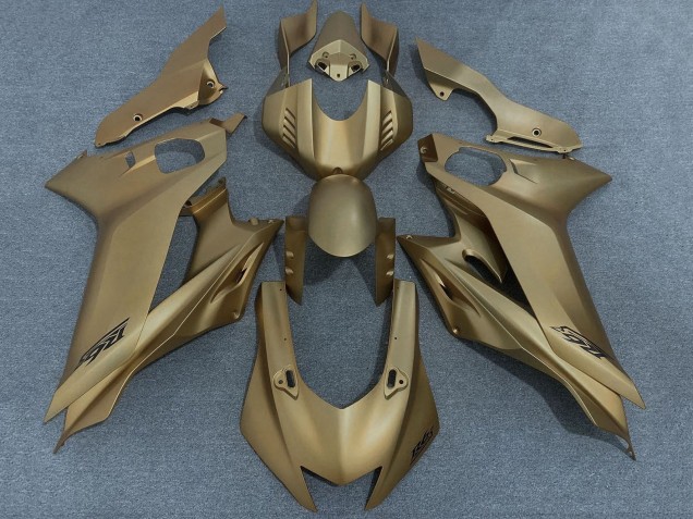 Purchase 2017-2023 Matte Gold Yamaha YZF R6 Motorcycle Fairings UK