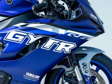 Purchase 2017-2023 Blue Silver GYTR Yamaha YZF R6 Motorcycle Fairings UK