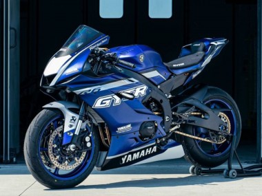 Purchase 2017-2023 Blue Silver GYTR Yamaha YZF R6 Motorcycle Fairings UK