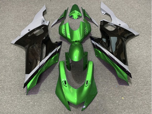 Purchase 2017-2023 Grey Green Glossy Black Yamaha YZF R6 Motorcycle Fairings UK
