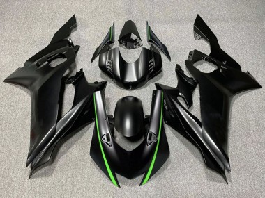 Purchase 2017-2023 Matte Black Green Yamaha YZF R6 Motorcycle Fairings UK