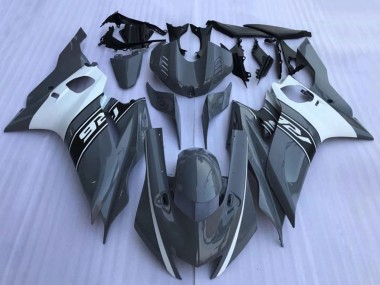 Purchase 2017-2023 Dark Nardo Grey White Black Yamaha YZF R6 Motorcycle Fairings UK
