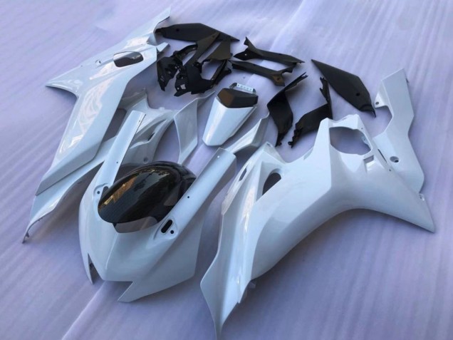 Purchase 2017-2023 White Glossy Black Yamaha YZF R6 Motorcycle Fairings UK