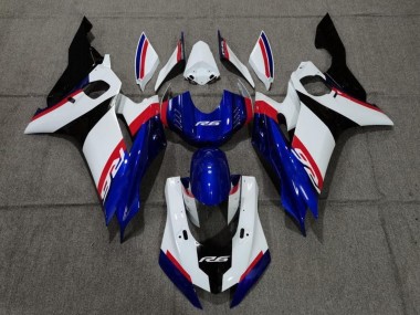 Purchase 2017-2023 White Red Blue Black Yamaha YZF R6 Motorcycle Fairing UK