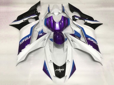 Purchase 2017-2023 White Blue Purple Black Yamaha YZF R6 Motorcycle Fairing UK