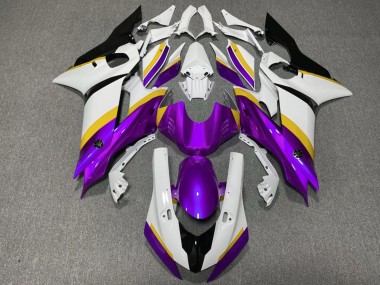 Purchase 2017-2023 White Blue Purple Black Yamaha YZF R6 Motorcycle Fairings UK