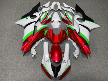 Purchase 2017-2023 White Neon Green Red Black Yamaha YZF R6 Motorcycle Fairings UK