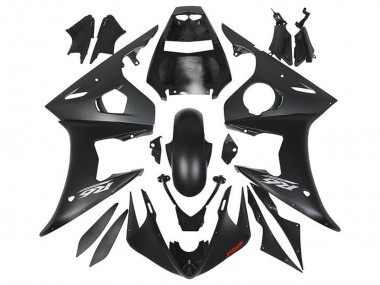 Purchase 2005 Matte Black Silver Red Yamaha R6 Motorcycle Fairings UK