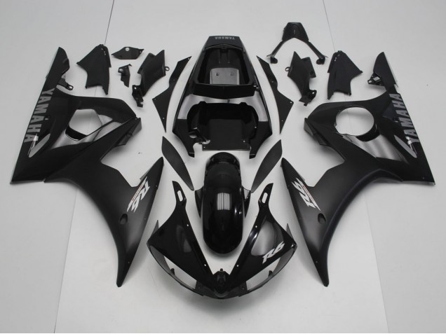 Purchase 2005 Black Matte Black & Silver Yamaha R6 Motorcycle Fairings UK Purchase 2005 Black Matte Black & Silver Yamaha R6 Motorcycle Fairings UK