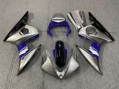 Purchase 2005 Silver Blue Black White Yamaha R6 Motorcycle Fairings UK