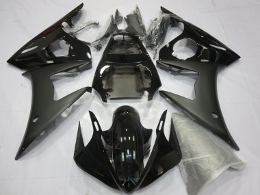 Purchase 2005 Glossy Black Matte Black Yamaha R6 Motorcycle Fairings UK