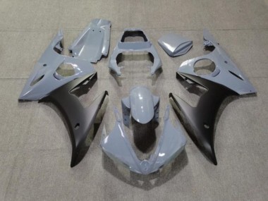 Purchase 2005 Nardo Grey & Matte Black Yamaha R6 Motorcycle Fairings UK