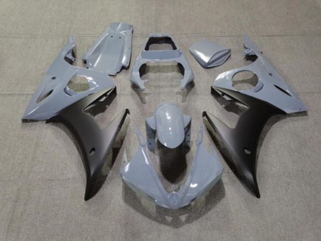 Purchase 2005 Nardo Grey & Matte Black Yamaha R6 Motorcycle Fairings UK