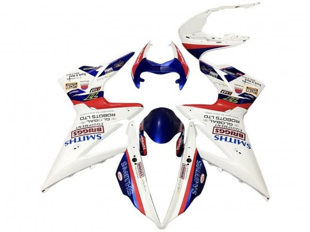 Purchase 2013-2016 White Blue Red Smiths Triumph Daytona 675 Motorcycle Fairings UK Purchase 2013-2016 White Blue Red Smiths Triumph Daytona 675 Motorcycle Fairings UK