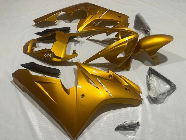 Purchase 2006-2008 Metallic Gold Triumph Daytona 675 Triple Motorcycle Fairings UK