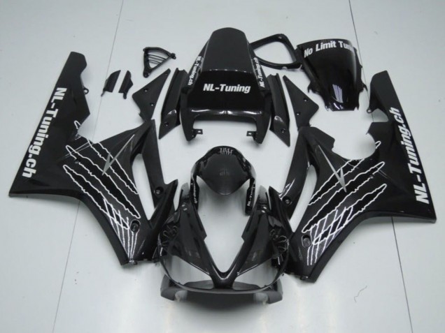 Purchase 2006-2008 Glossy Black Triumph Daytona 675 Triple Motorcycle Fairing Kits UK