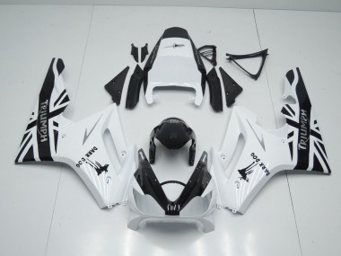 Purchase 2006-2008 White Glossy Black Dark Dog Triumph Daytona 675 Triple Motorcycle Fairings UK