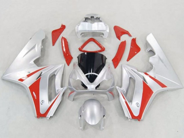 Purchase 2006-2008 Silver Red Triumph Daytona 675 Triple Motorcycle Fairings UK