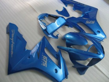 Purchase 2006-2008 Blue Silver Decals Triumph Daytona 675 Triple Motorcycle Fairings UK