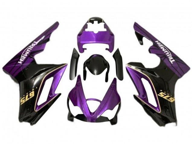 Purchase 2009-2012 Purple Gold Glossy Black Triumph Daytona 675 Triple Motorcycle Fairings UK