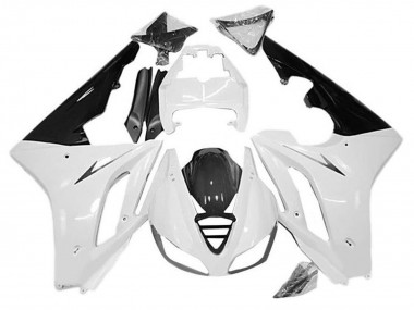 Purchase 2009-2012 White Glossy Black Triumph Daytona 675 Triple Motorcycle Fairings UK