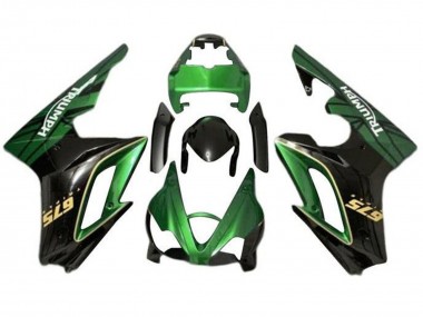 Purchase 2009-2012 Green Glossy Black Triumph Daytona 675 Triple Motorcycle Fairings UK