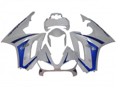 Purchase 2009-2012 White Blue Triumph Daytona 675 Triple Motorcycle Fairings UK