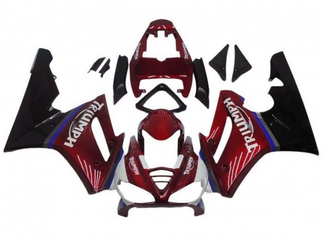 Purchase 2009-2012 Red Blue Glossy Black Triumph Daytona 675 Triple Motorcycle Fairings UK