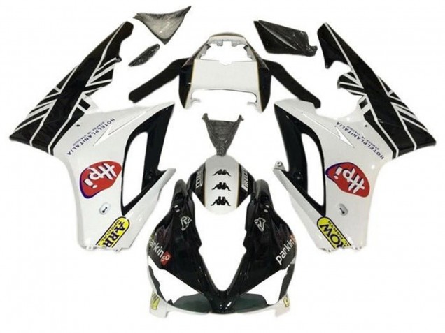 Purchase 2009-2012 White Glossy Black HPi Triumph Daytona 675 Triple Motorcycle Fairings UK