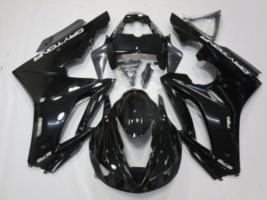 Purchase 2009-2012 Glossy Black White Decals Triumph Daytona 675 Triple Motorcycle Fairings UK
