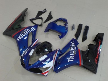 Purchase 2009-2012 Blue Red White Glossy Black Triumph Daytona 675 Triple Motorcycle Fairings UK