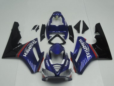 Purchase 2009-2012 Blue Red Glossy Black Triumph Daytona 675 Triple Motorcycle Fairings UK