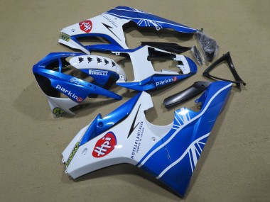 Purchase 2009-2012 White Blue Hpi Triumph Daytona 675 Triple Motorcycle Fairings UK