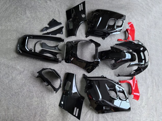 Purchase 1987-1988 Glossy Black Red Honda CBR1000F Hurricane Motorcycle Fairings UK