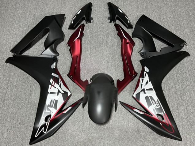 Purchase 2014-2016 Matte Black Red Honda CBR650F Motorcycle Fairings UK