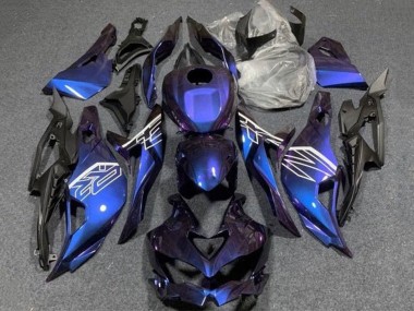 Purchase 2019-2025 Purple Blue Gradient Kawasaki ZX4R ZX-4RR Motorcycle Fairings UK