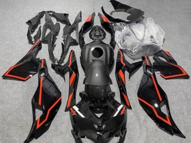 Purchase 2019-2025 Faux Carbon Fiber Black Red Kawasaki ZX4R ZX-4RR Motorcycle Fairings UK