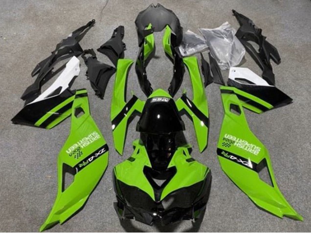 Purchase 2019-2025 Green Black White Kawasaki ZX4R ZX-4RR Motorcycle Fairings UK