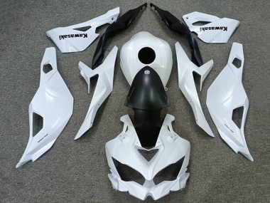 Purchase 2019-2025 White Matte Black Kawasaki ZX4R ZX-4RR Motorcycle Fairings UK