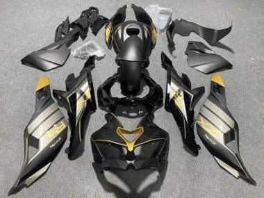 Purchase 2019-2025 Matte Black Glossy Black Grey Gold Kawasaki ZX4R ZX-4RR Motorcycle Fairings UK