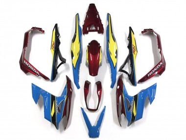 Purchase 2018-2021 Blue Yellow Red Honda ADV150 Motorcycle Fairings UK