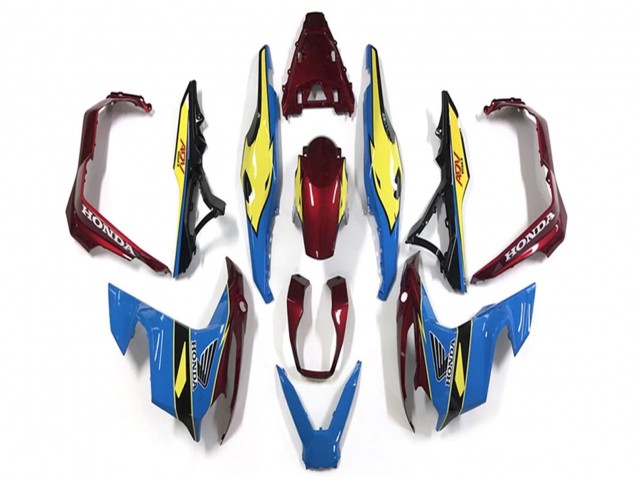 Purchase 2018-2021 Blue Yellow Red Honda ADV150 Motorcycle Fairings UK