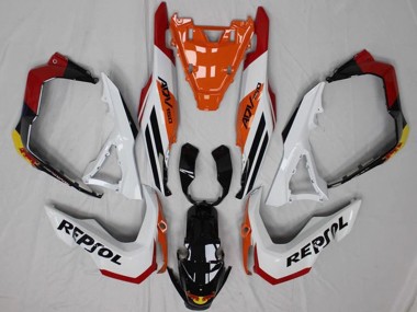 Purchase 2018-2021 White Orange Red Yellow Glossy Black Repsol Honda ADV150 Motorcycle Fairings UK