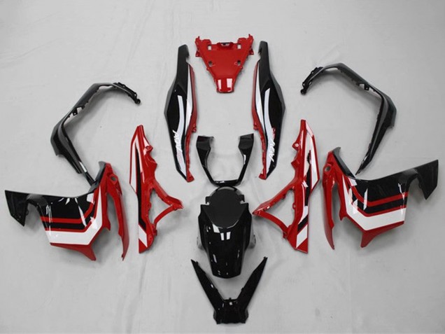 Purchase 2018-2021 White Red Glossy Black Honda ADV150 Motorcycle Fairings UK