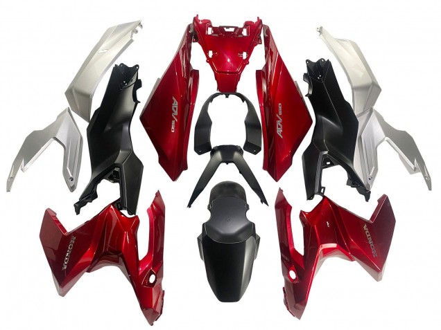 Purchase 2022-2024 Silver Red Matte Black Honda ADV160 Motorcycle Fairings UK