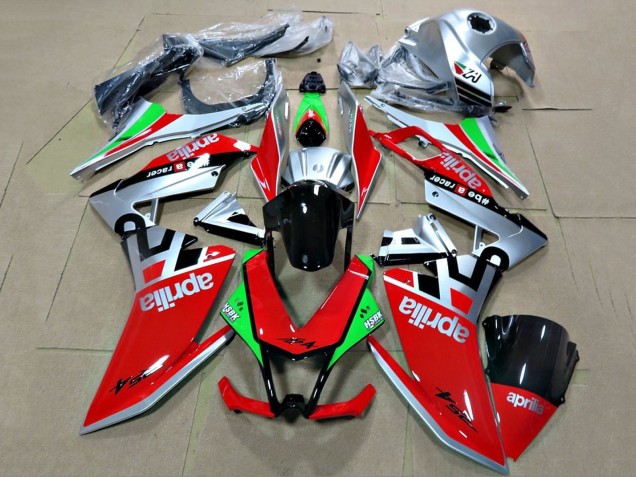 Purchase 2012-2018 Silver Red Green Glossy Black Aprilia RS4 50 125 Motorcycle Fairings UK