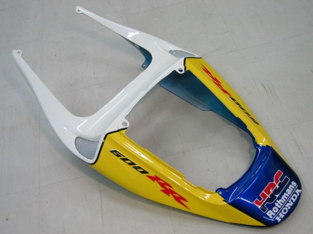 Purchase 2005-2006 Blue White Yellow Rothmans Honda CBR600RR Motorcycle Fairings UK