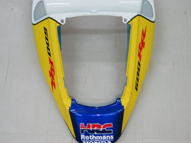 Purchase 2005-2006 Blue White Yellow Rothmans Honda CBR600RR Motorcycle Fairings UK